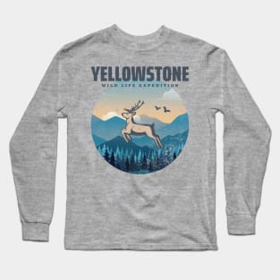 Yellowstone Exclusive Wyoming Snow Lovers Long Sleeve T-Shirt